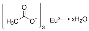 Europium (III) acetate hydrate Chemical Structure